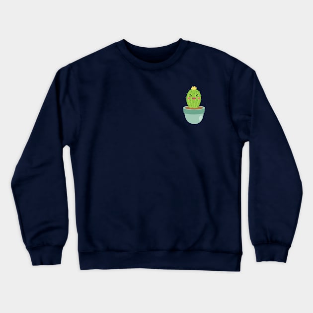 cute cactus Crewneck Sweatshirt by hatem